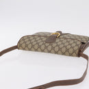 GUCCI GG Supreme Shoulder Bag PVC Leather Beige Gold 904 23 025 Auth 204309-6