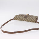 GUCCI GG Supreme Shoulder Bag PVC Leather Beige Gold 904 23 025 Auth 204309-7