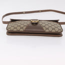 GUCCI GG Supreme Shoulder Bag PVC Leather Beige Gold 904 23 025 Auth 204309-5