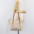 LOUIS VUITTON Damier Azur Totally PM Tote Bag N41280 LV Auth 204311-27