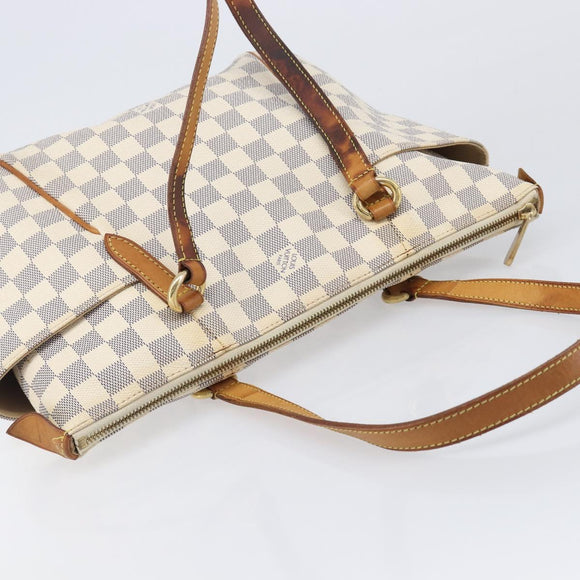 LOUIS VUITTON Damier Azur Totally PM Tote Bag N41280 LV Auth 204311