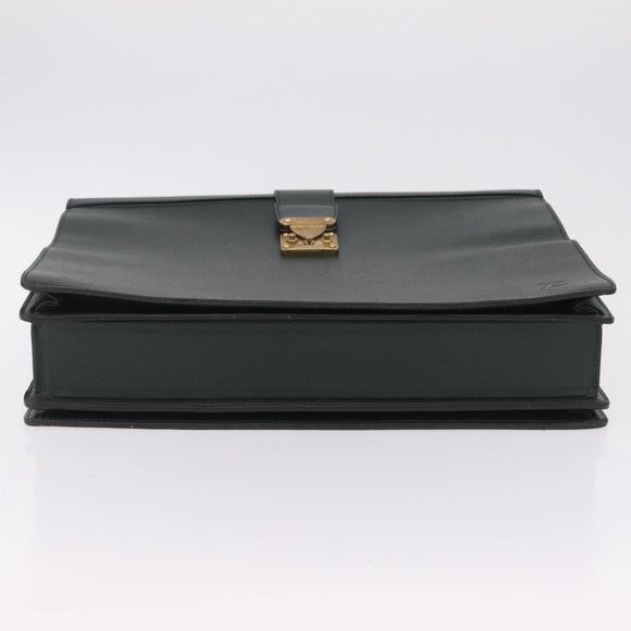 LOUIS VUITTON Taiga Pilot Case Ural Business Bag Epicea M30024 LV Auth 204312