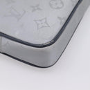 LOUIS VUITTON Monogram Satellite Alpha Clutch Bag Silver M44171 LV Auth 204313A-17
