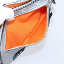 LOUIS VUITTON Monogram Satellite Alpha Clutch Bag Silver M44171 LV Auth 204313A-22