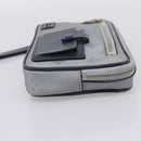 LOUIS VUITTON Monogram Satellite Alpha Clutch Bag Silver M44171 LV Auth 204313A-3