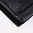 LOEWE Anagram Shoulder Bag Leather Black Gold Auth 204314A-16