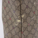 GUCCI GG Supreme Tote Bag PVC Leather Beige 309498 Auth 204320-16