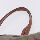 GUCCI GG Supreme Tote Bag PVC Leather Beige 309498 Auth 204320-18