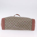 GUCCI GG Supreme Tote Bag PVC Leather Beige 309498 Auth 204320-7