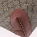 GUCCI GG Supreme Tote Bag PVC Leather Beige 309498 Auth 204320-23