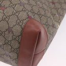 GUCCI GG Supreme Tote Bag PVC Leather Beige 309498 Auth 204320-26