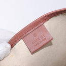 GUCCI GG Supreme Tote Bag PVC Leather Beige 309498 Auth 204320-28