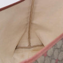 GUCCI GG Supreme Tote Bag PVC Leather Beige 309498 Auth 204320-29
