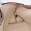 GUCCI GG Supreme Tote Bag PVC Leather Beige 309498 Auth 204320-30