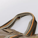 GUCCI GG Crystal Sherry Line Tote Bag Coated Canvas Gold 189669 Auth 204321A-8