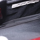 Miu Miu Hand Bag Leather Red Silver Auth 204327-11