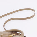 Miu Miu Hand Bag Vitellolux 2way Beige Gold Auth 204328V-11