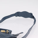 BALENCIAGA Giant Mini cCty Hand Bag Leather 2way Blue Gold 309544 Auth 204329M-12