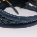 BALENCIAGA Giant Mini cCty Hand Bag Leather 2way Blue Gold 309544 Auth 204329M-8