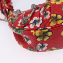 BALENCIAGA le Cagoule Shoulder Bag Leather Red 671309 Auth 204330SAM-14