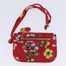 BALENCIAGA le Cagoule Shoulder Bag Leather Red 671309 Auth 204330SAM-23
