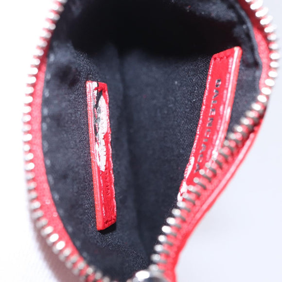 BALENCIAGA le Cagoule Shoulder Bag Leather Red 671309 Auth 204330SAM