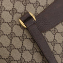 GUCCI GG Supreme Web Sherry Line Tote Bag PVC Beige Gold 39 02 091 Auth 204333-17