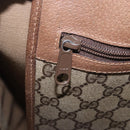 GUCCI GG Supreme Web Sherry Line Tote Bag PVC Beige Gold 39 02 091 Auth 204333-24