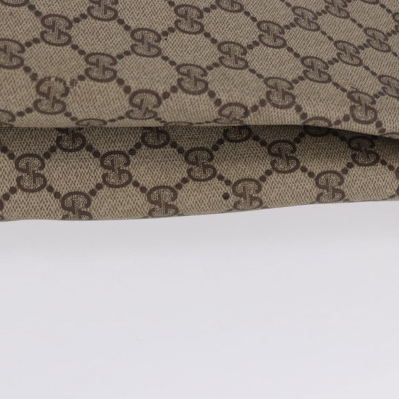 GUCCI GG Supreme Web Sherry Line Tote Bag PVC Beige Gold 39 02 091 Auth 204333