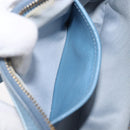 Miu Miu Shoulder Bag Leather Gold Light Blue Auth 204334A-23