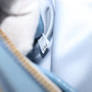 Miu Miu Shoulder Bag Leather Gold Light Blue Auth 204334A-25