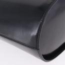 Salvatore Ferragamo Chain Shoulder Bag Patent leather Black Gold Auth 204336-15