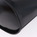 Salvatore Ferragamo Chain Shoulder Bag Patent leather Black Gold Auth 204336-16