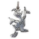 GUCCI Donald Duck Pendant Top Ag925 Disney Collaboration Silver Auth 204340M-2