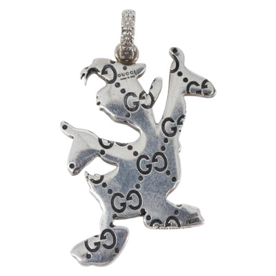 GUCCI Donald Duck Pendant Top Ag925 Disney Collaboration Silver Auth 204340M - 0