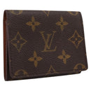 LOUIS VUITTON Monogram Anvelop Cult De Vuitto Card Case M62920 LV Auth 204343-1