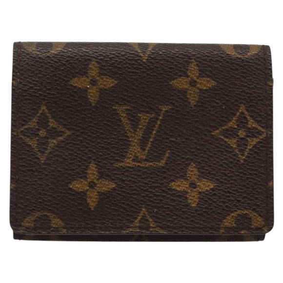 LOUIS VUITTON Monogram Anvelop Cult De Vuitto Card Case M62920 LV Auth 204343