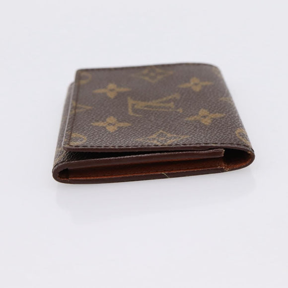 LOUIS VUITTON Monogram Anvelop Cult De Vuitto Card Case M62920 LV Auth 204343