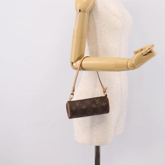 LOUIS VUITTON Monogram Papillon Pouch LV Auth 204347