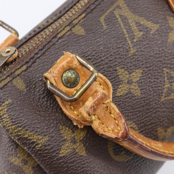 LOUIS VUITTON Monogram Mini Speedy Hand Bag M41534 LV Auth 204349
