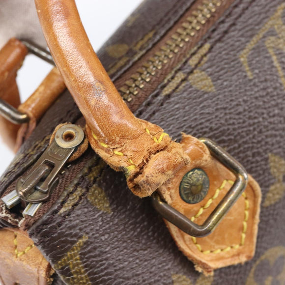 LOUIS VUITTON Monogram Mini Speedy Hand Bag M41534 LV Auth 204349