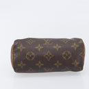 LOUIS VUITTON Monogram Mini Speedy Hand Bag M41534 LV Auth 204349-5