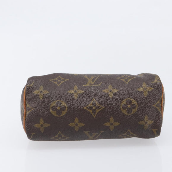 LOUIS VUITTON Monogram Mini Speedy Hand Bag M41534 LV Auth 204349