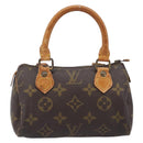 LOUIS VUITTON Monogram Mini Speedy Hand Bag M41534 LV Auth 204349-13