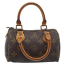 LOUIS VUITTON Monogram Mini Speedy Hand Bag M41534 LV Auth 204349-2