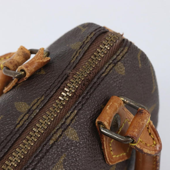 LOUIS VUITTON Monogram Mini Speedy Hand Bag M41534 LV Auth 204349