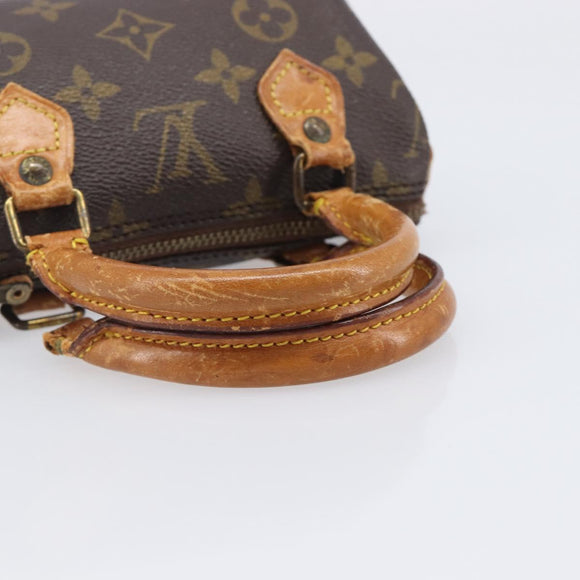 LOUIS VUITTON Monogram Mini Speedy Hand Bag M41534 LV Auth 204349