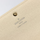 LOUIS VUITTON Damier Azur Portefeuille Sarah Long Wallet N61735 LV Auth 204357A-8