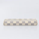 LOUIS VUITTON Damier Azur Portefeuille Sarah Long Wallet N61735 LV Auth 204357A-5