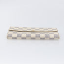 LOUIS VUITTON Damier Azur Portefeuille Sarah Long Wallet N61735 LV Auth 204357A-6